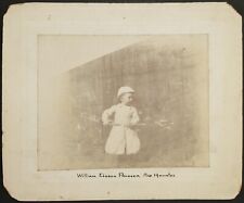 c1901 Boarded Photo William Eidson Prosser 19 Months Child Labor Working Boy picture