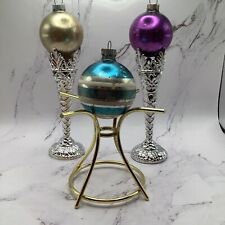 Vintage Shiny Brite Mercury Glass Ornaments 1950’s/60’s picture