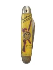 Vintage Davy Crockett Pocket Knife Fess Parker Disney - 2 1/4