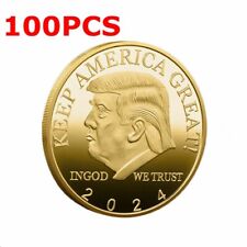 100Pcs 2024 Donald Trump Coin Keep Americe Great EAGLE President Challenge picture