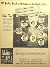 The March of Time Produced by Time and Life Atomic Power Vintage Print Ad 1946 picture