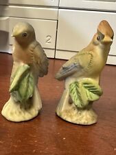 Vintage Lugenes Japan Set Of 2 Bird Figurines picture