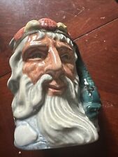 Vintage 1960 ROYAL DOULTON D6552 NEPTUNE Small Character TOBY JUG 3-3/4”Tall picture