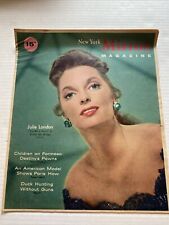 NY New York Mirror Magazine October 26, 1958 Julie London on Cover picture