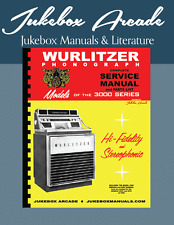 NEW Wurlitzer 3000, 3010 Service Manual, Parts Lists & Troubleshooting Guide picture