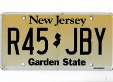 NEW JERSEY passenger license plate 