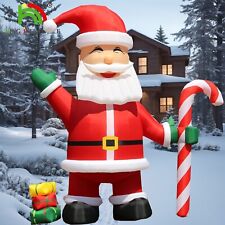 33FT Christmas Giant Inflatable Santa Claus Fit Outdoor Yard Holiday Party Decor picture