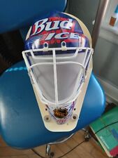 Rare Vintage NHL Bud ICE Hockey Mask Beer Sign Neon picture