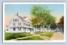 1920'S. RAYMOND, MAINE. STREET SCENE. ELM TREE INN. POSTCARD L29 picture