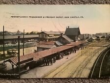 Vintage 1910 Postcard of Pennsylvania Passenger & Freight Depot, PA picture