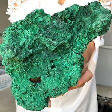 3047g A Grade Natural velet Green Malachite cluster Mineral specimen Congo V970 picture