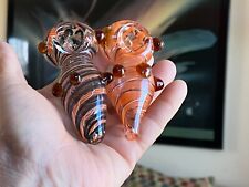 Lot of 2 Collectible Strong Glass TOBACCO Smoking  3.2