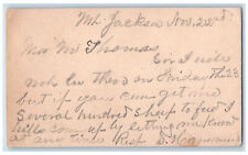 c1880's Several Hundred Sheet Mt. Jackson Virginia VA Shenandoah VA Postal Card picture