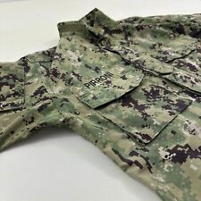 US Navy Issue Camo Ripstop Shirt Men Small Short  AOR2 Type III Digital Jacket picture