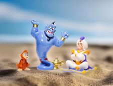 3 Pcs Vintage Disney Japan ALADDIN Ceramic Figurines (Genie, Abu, Aladdin) picture