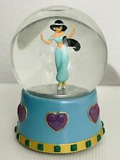 Disney’s Aladdin Princess Jasmine Musical Waterball Snow Globe Vintage 2000 picture