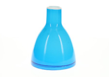 Holmegaard Per Lutken Blue & White Glass Vase Midcentury MCM 60s CHARITY picture