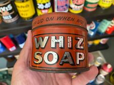 VINTAGE~ 1930’s~ EMPTY~ WHIZ SOAP TIN CAN~ THE DAVIES-YOUNG SOAP COMPANY picture