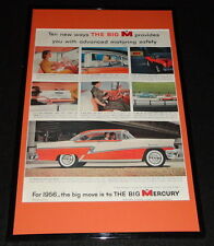 1956 Mercury The Big M Framed 11x17 ORIGINAL Advertising Display B picture