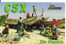 QSL 2015 The Gambia    radio card picture