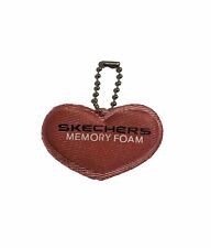 Vintage SKECHERS Memory Foam Heart Keychain Key Ring Chain Fob *QQ64 picture