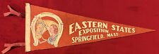 Vintage Eastern States Exposition Springfield Massachusetts 22.5 Inch Pennant picture