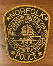 Norfolk Virginia Police patch picture