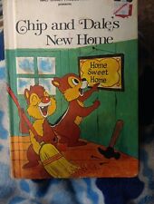 vintage childrens book / walt disney / chip and dales new home picture