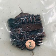 Vtg Smiths Trucking 2 Year Safe Driver Award Transportation Lapel Pin picture
