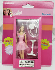 Barbie Keychain ~ Ballerina Barbie BRUNETTE Doll ~ 2002 Mattel picture