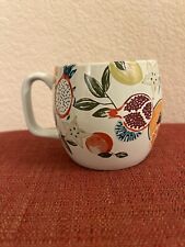 Opal House Squeeze the Day Fruit Papaya Dragonfruit Ceramic Coffee Mug Tea Cup picture