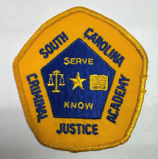 Criminal Justice Academy South Carolina SC Police Sheriff Patch J3 picture