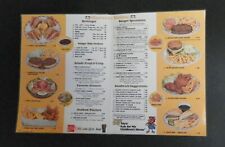 Vintage 1978 Harvest House Woolworth Color Laminated Menu picture