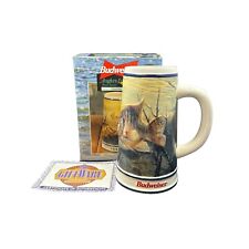 Budweiser Crappie Stein CS412 Anglers Edition Series 1998 with COA Beer Stein picture