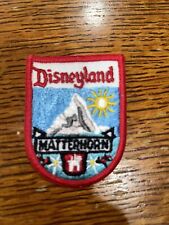 RARE Older Disneyland MATTERHORN Yeti Bobsleds Ride Souvenir Patch picture