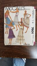 Vintage 1981 McCalls skirt pattern size small picture