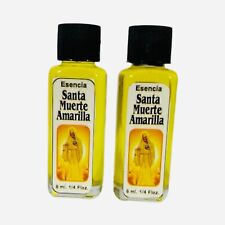 2PACK- Santa Muerte Amarilla Esencia Esoterica - Holy Death Yellow Essence picture