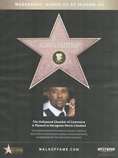 2022 MORRIS CHESTNUT Hollywood Walk of Fame Star PRINT AD mini poster Lot of 2 picture