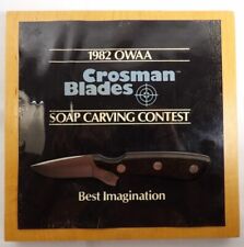 RARE Vintage Crosman 934A Fixed Blade Knife 1982 OWAA Award picture