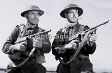WW2 Picture Photo Canadian Soldiers with M1928 Thompson 8271 picture