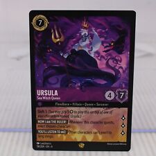 B2 Lorcana TCG Card Ursula's Return Ursula Sea Witch Queen Legendary 058/204 picture