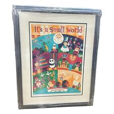 Disney Parks It's a Small World by David Perillo Framed Art LE picture