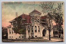 Hand Colored  Carnegie Library Chanute Kansas P809 picture