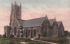 Postcard St Columb Church UK picture