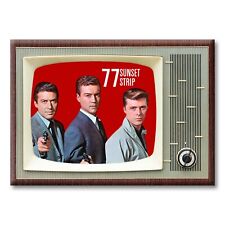 77 SUNSET STRIP TV Show Retro TV 3.5 inches x 2.5 inches FRIDGE MAGNET picture