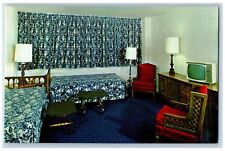 c1950's Hotel Anthony House & Restaurant Bedroom Washington DC Vintage Postcard picture