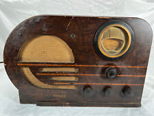 Philco 38-38 Bullet Table Radio - Vintage Vacuum Tube Radio - FOR PARTS/NOT WORK picture