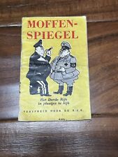 WWII Moffen Spiegel RAF Dropped Propaganda Leaflet Netherlands German Occupation picture