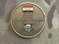 Iraqi Special Operations Forces MGen Fadhel J Barwari Challenge Coin picture