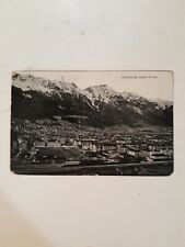 Vintage Postcard Innsbruck Austria Gegen Norden Mountain View Aerial B/W Tub15  picture